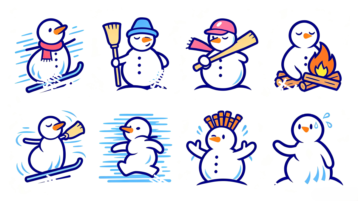 雪人PNG图标